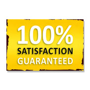 100% Satisfaction Guaranteed