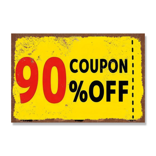 90% OFF Coupon