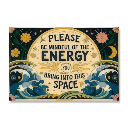 Please Be Mindful Of The Energy You Bring Into This Space