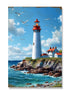 Lighthouse On The Cliff Edge