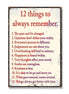 12 Things To Always Remember