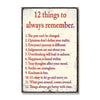 12 Things To Always Remember