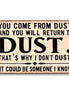 That's Why I Don't Dust
