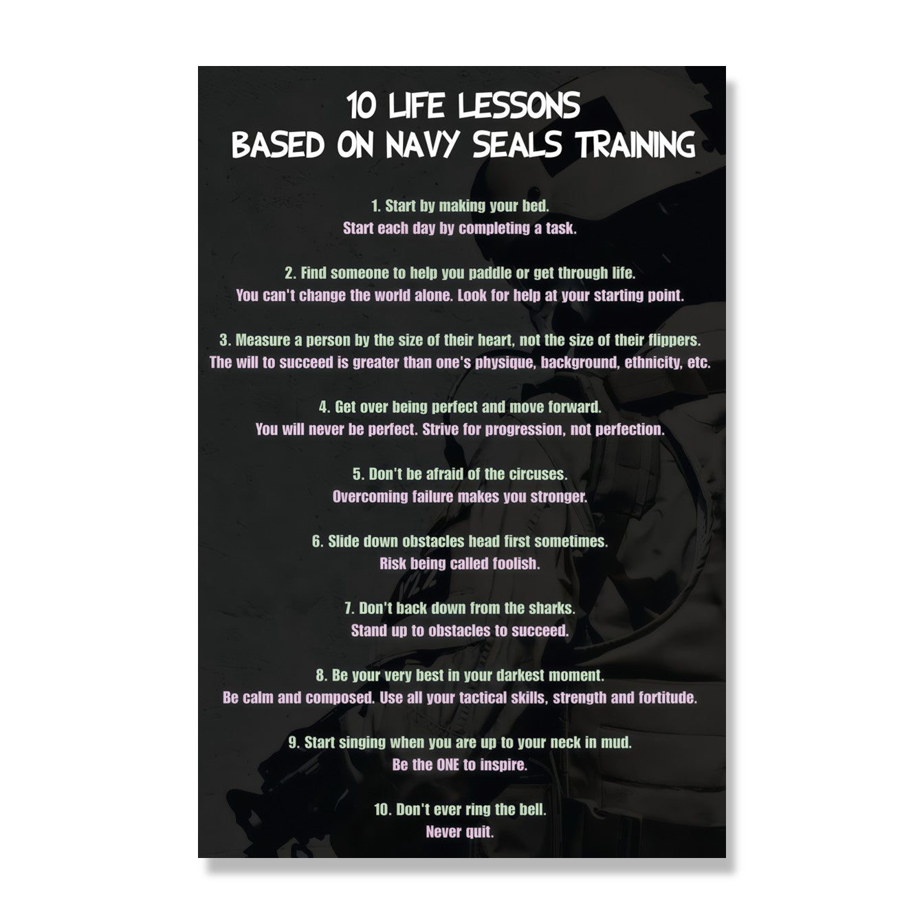 10 Life Lessons From The SEALs