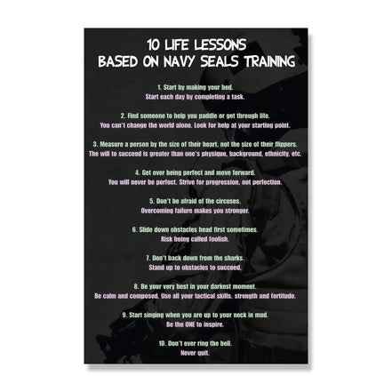 10 Life Lessons From The SEALs