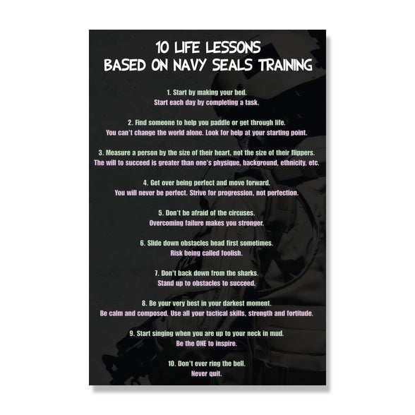 10 Life Lessons From The SEALs