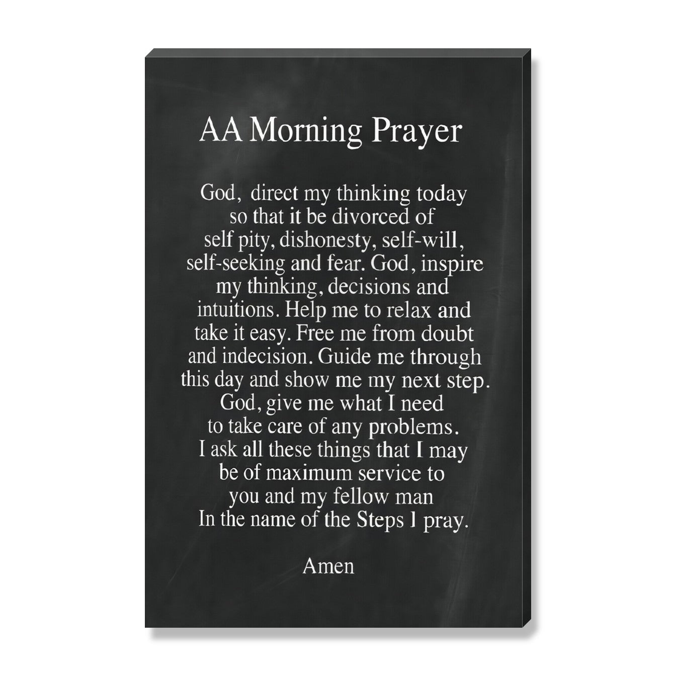 AA Morning Prayer