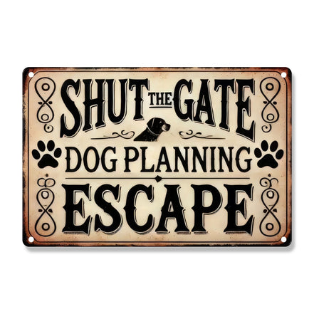 Shut The Gate, Dog Planning Escape