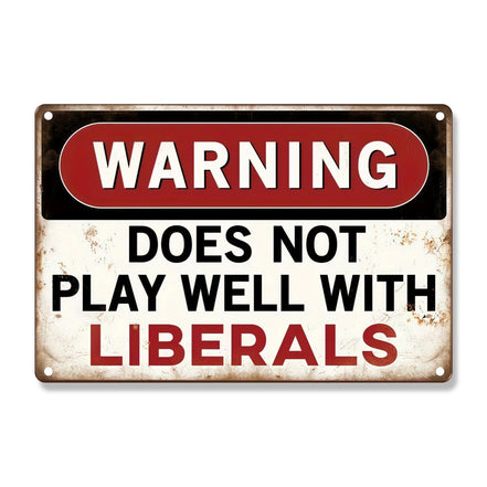 Warning: Does Not Play Well With Liberals