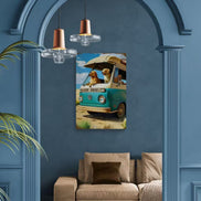 Three Dogs In The Bus