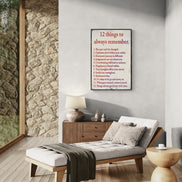 12 Things To Always Remember