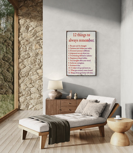 12 Things To Always Remember