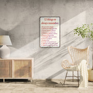 12 Things To Always Remember