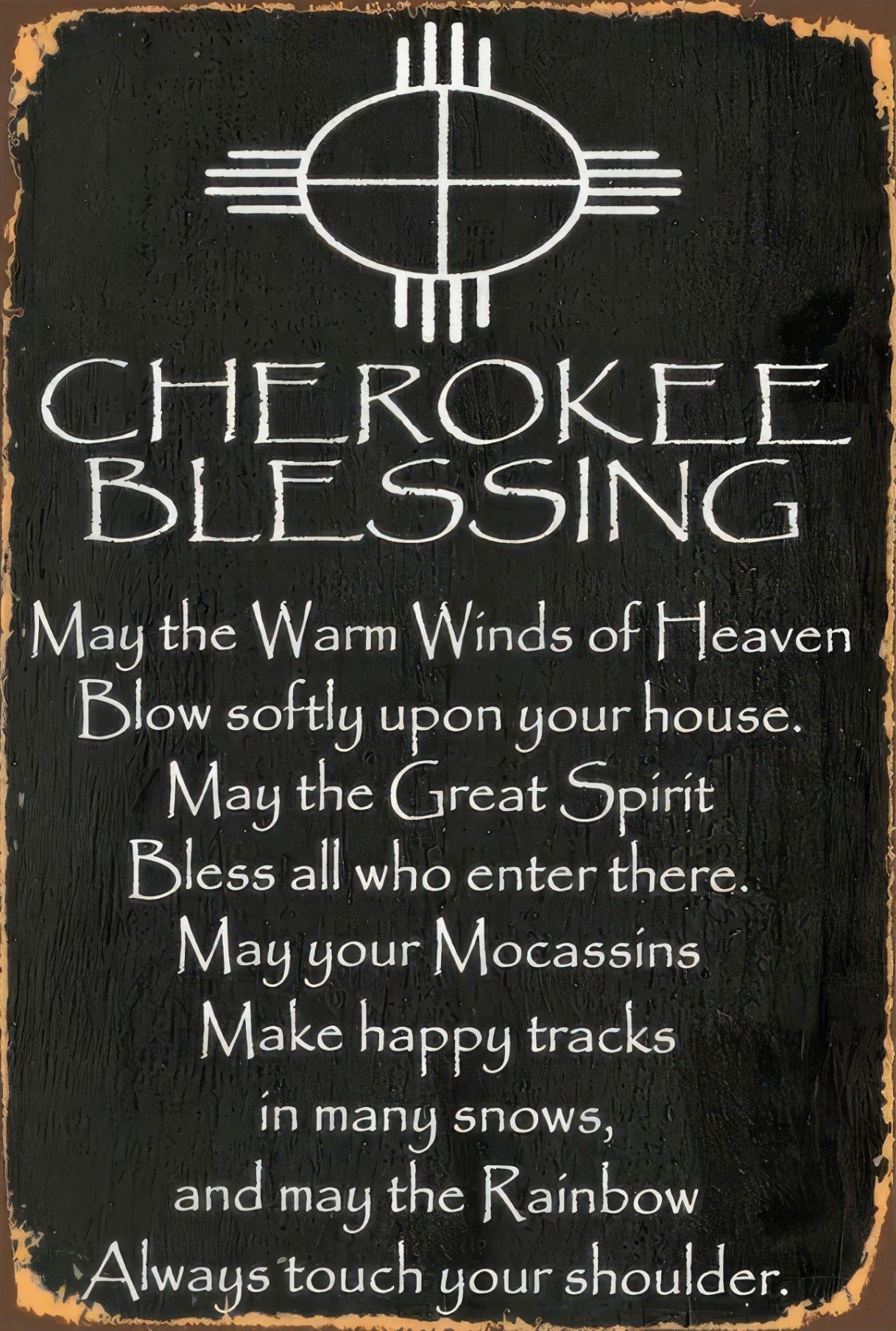 Metal Art - Cherokee Blessing